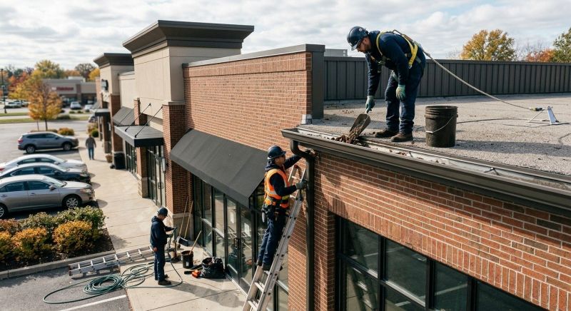 Commercial Gutter Cleaning in Mcdonough, GA