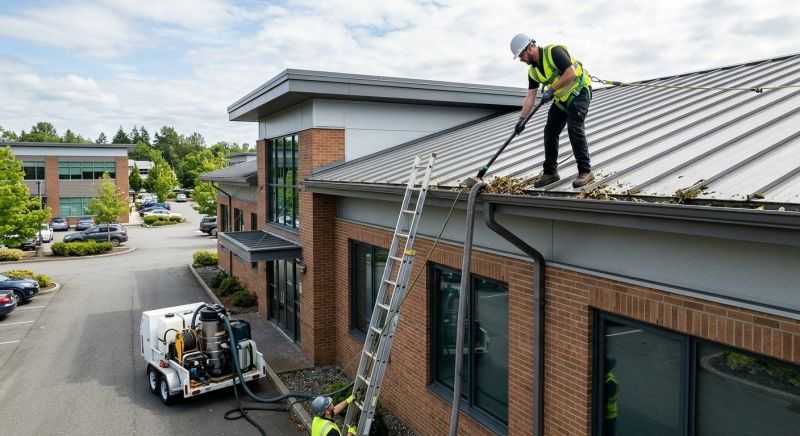 Commercial Gutter Maintenance in Roseville, CA