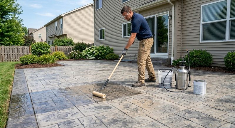 Concrete Patio Sealing in Puyallup, WA